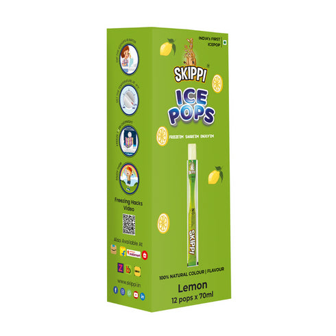 Skippi Ice Pops Lemon Flavor Skippi Natural Ice Pop